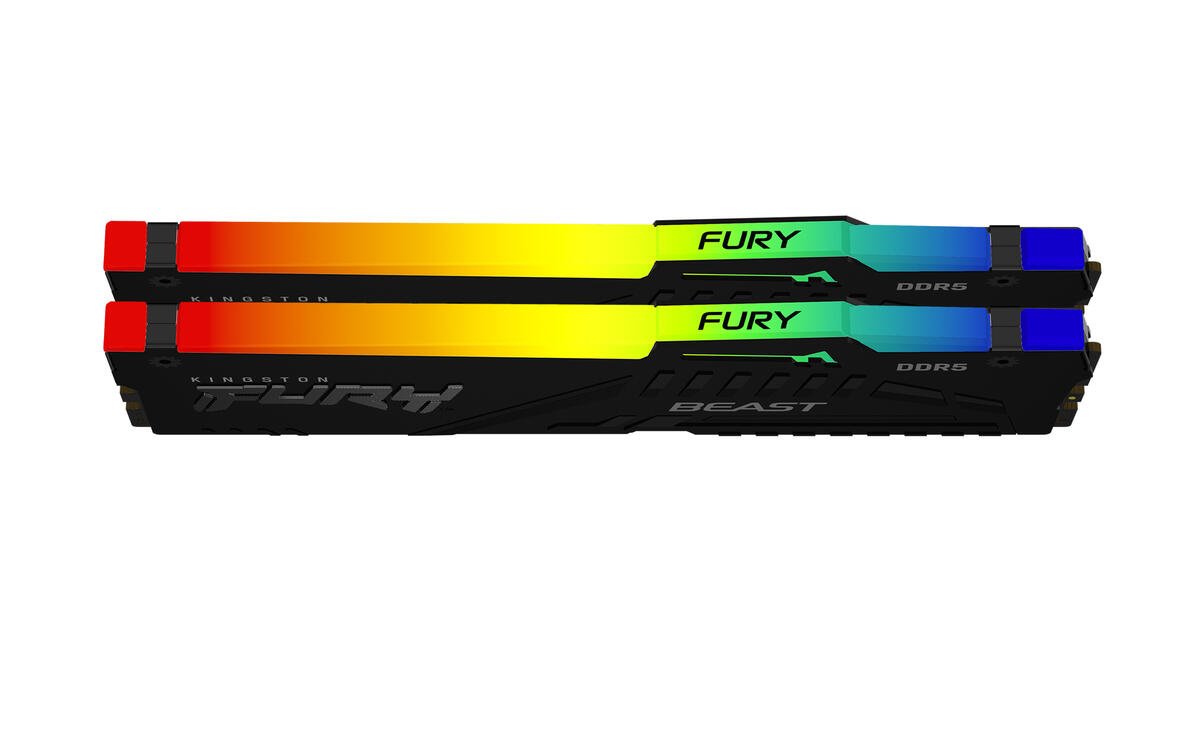 Kingston FURY Beast DDR5 64GB (Kit 2x32GB) 6000MT/s DIMM CL30 RGB EXPO