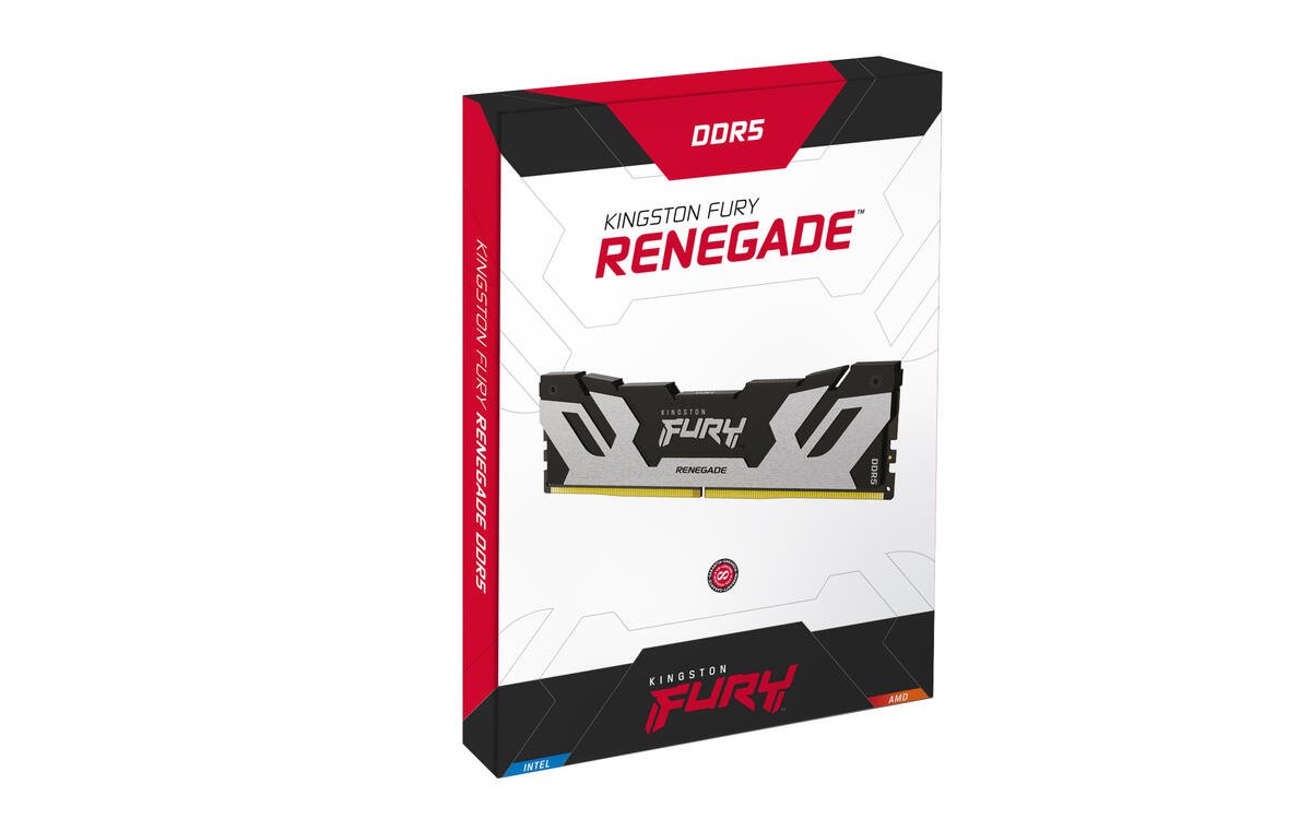 Kingston FURY Renegade DDR5 16GB 7600MHz DIMM CL38 Silver XMP