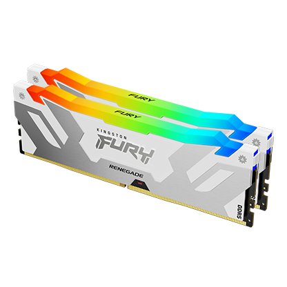 Kingston FURY Renegade DDR5 32GB (Kit 2x16GB) 7600MHz DIMM CL38 RGB White XMP
