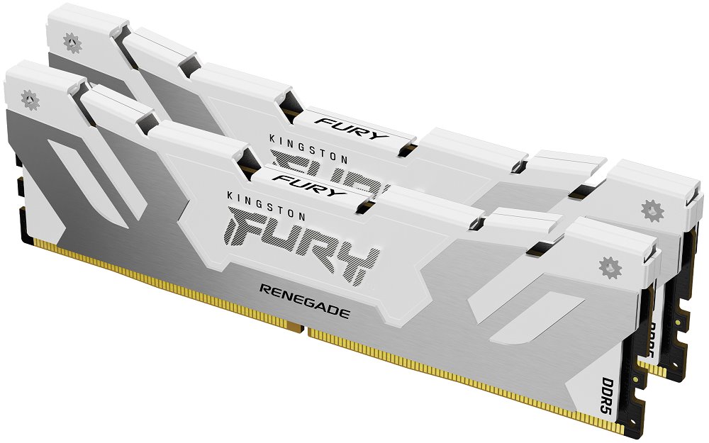 Kingston FURY Renegade White DDR5 32GB (Kit 2x16GB) 6400MT/s DIMM CL32 XMP