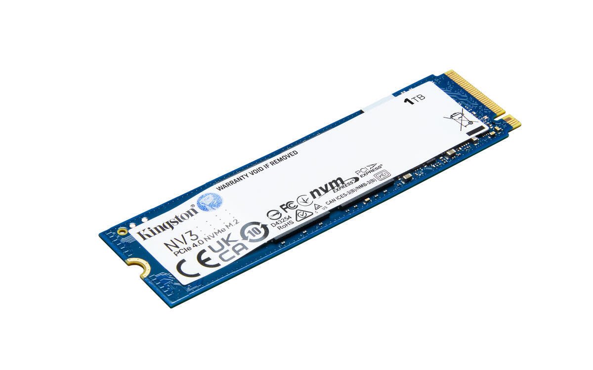 Kingston SSD 1000GB NV3 NVMe™ PCIe M.2 2280 (ctení/zápis: 6000/5000MB/s;)