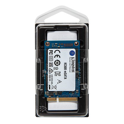 Kingston SSD 256GB KC600 mSATA 3D TLC SM2259 (ctení/zápis: 550/500MB/s)