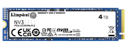 Kingston SSD 4000GB NV3 NVMe™ PCIe M.2 2280 (ctení/zápis: 6000/5000MB/s;)