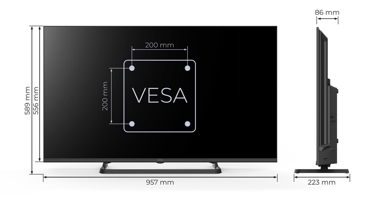 KIVI 43U710QB 43'' Optima L5 LED 4K Google TV