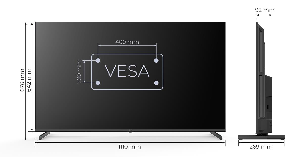 KIVI 50U710QB 50'' Optima L5 LED 4K Google TV