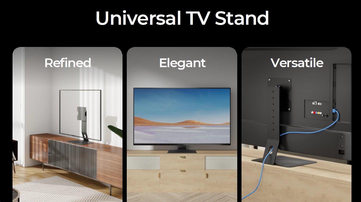 KIVI MOTION TV STAND, VESA 400x400