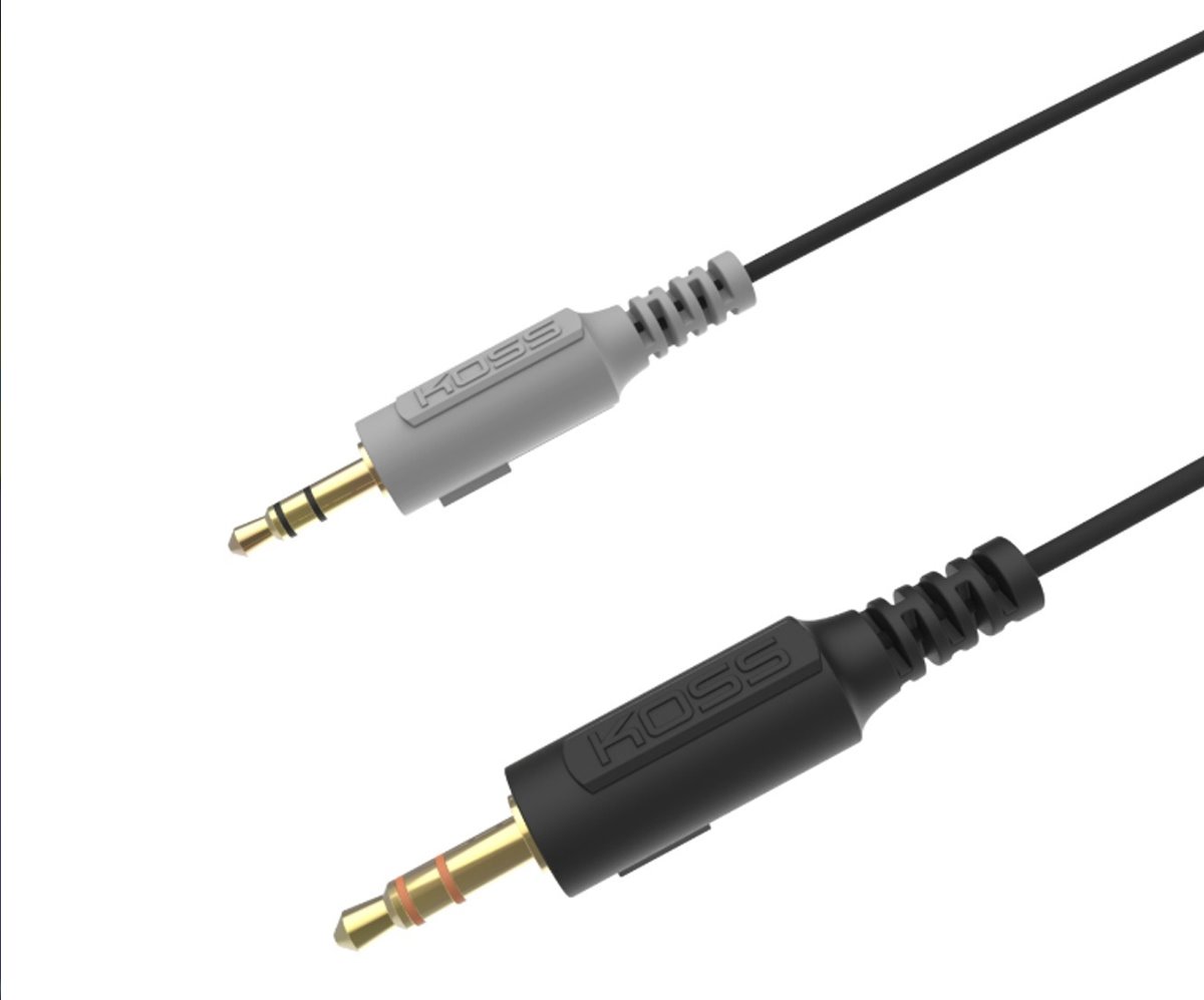 KOSS sluchátka GMR540 ISO, 15Hz - 22kHz, 103dB/mW, 3.5mm jack, 2.4m, mikrofon, herní - černá