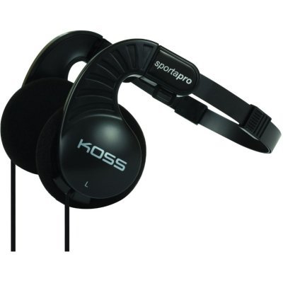 KOSS sluchátka Sporta Pro, 15Hz - 20kHz, 103dB/mW, 3.5/6.5mm jack, 1.2m - černá