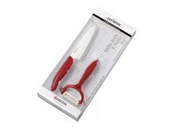 Kyocera Dárkový set, Startovací sada – červená, FK110CP10RD (FK-110WH-RD + CP-10-RD)