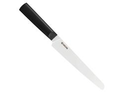 Kyocera keramický nůž, Chowa Series, Nůž na chléb, 18 cm, bílá čepel, vroubkované ostří, černá rukojeť, TK-181 WH-BK