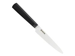 Kyocera keramický nůž, Chowa Series, Nůž na rajčata, 12,5 cm, bílá čepel, vroubkované ostří, černá rukojeť, TK-125 WH-BK