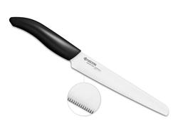 Kyocera keramický nůž, Gen Series, Nůž na chléb, 18 cm (vroubkované ostří), FK-181 WH-BK
