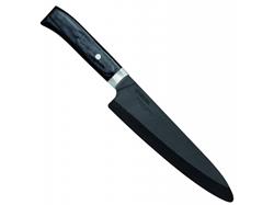 Kyocera keramický nůž, Janan Series, Dřevěná rukojeť, profesionální kuchařský nůž, 18 cm, JPN-180NBK
