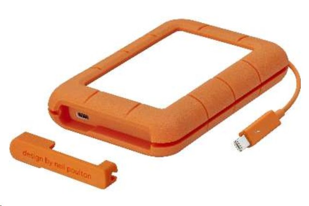 LaCie HDD Externí Rugged 2.5" 5TB - USB-C, Oranžová