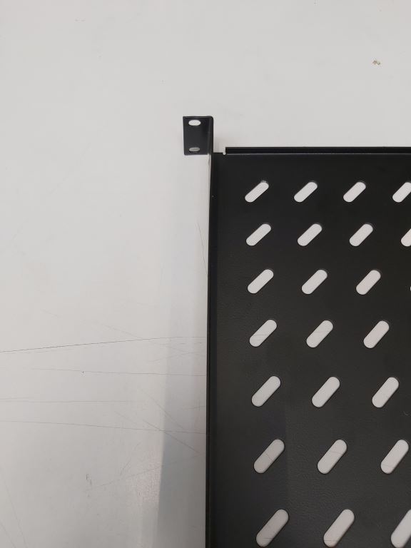 Legrand EvoLine 2-bodová police pevná 1U 400mm, nosnost 25kg - lehce poškozená přepravou