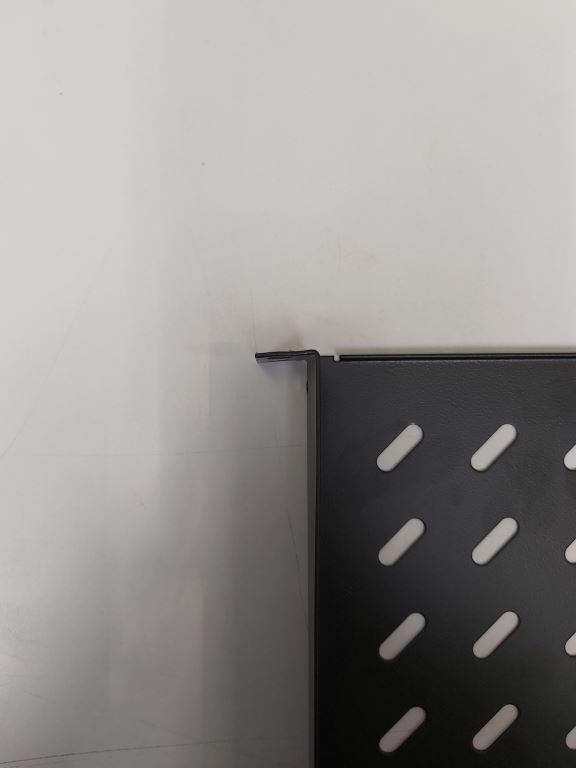 Legrand EvoLine 2-bodová police pevná 1U 400mm, nosnost 25kg - lehce poškozená přepravou