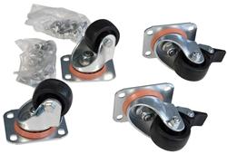 Legrand EvoLine sada 4 koleček, pro 19" stojanové rozváděče