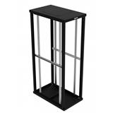 Legrand Linkeo DC 19" serverový rozvaděč 42U 800x1200, 1500kg, pouze rám bez dveří a bočnic, černý