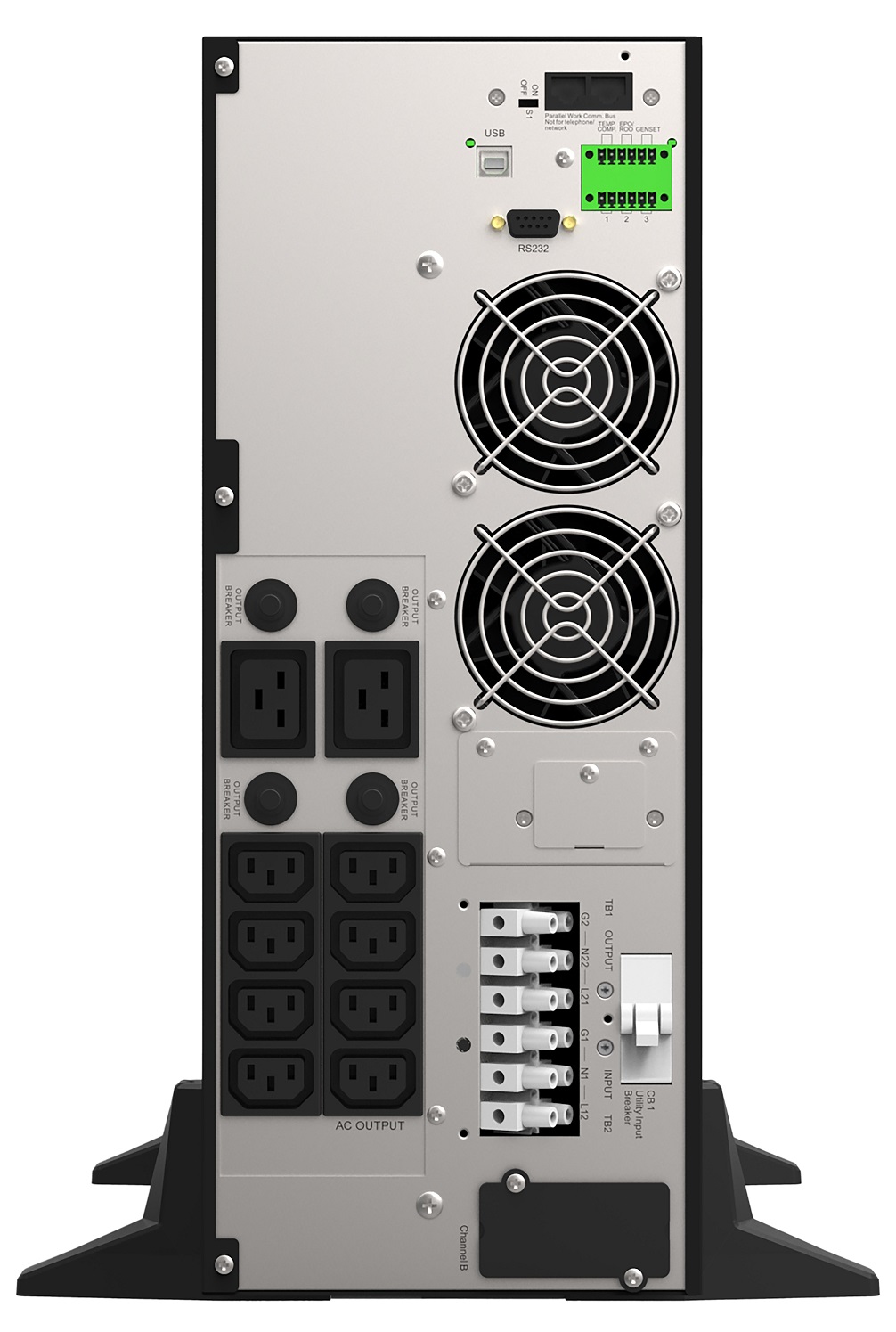 LEGRAND UPS Keor DK 5000VA/5000W, On-Line, Rack(4U)/Tower, výstup 8/2x IEC C13/C19 + svorky, RS232, slot pro LAN