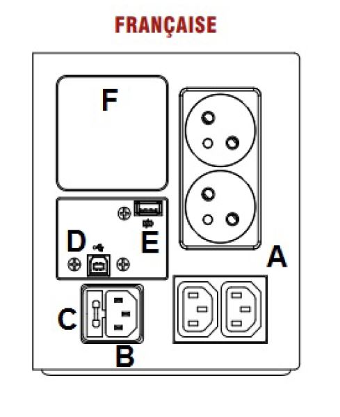 LEGRAND UPS Keor SP 1500VA/900W FR+IEC, Line-interactive, Tower, výstup 2/2x FR (CZ)/IEC C13, USB, USB nabíjení 1A