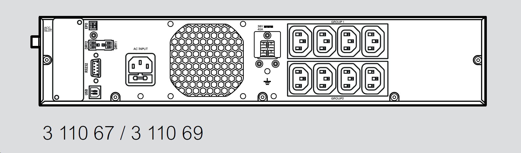 LEGRAND UPS Keor SPE Rack/Tower 2U 1500VA/1200W, Line-interactive, výstup 8x IEC C13, sinus, USB, slot pro LAN