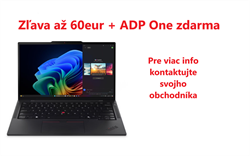 Lenovo TP T14s, Snapdragon X1E 78 100, 14.0˝ 2880 x 1800, UMA, 64GB, SSD 1TB, W11Pro, 400M, lesklý, 5G/LTE, 3y PS, AI