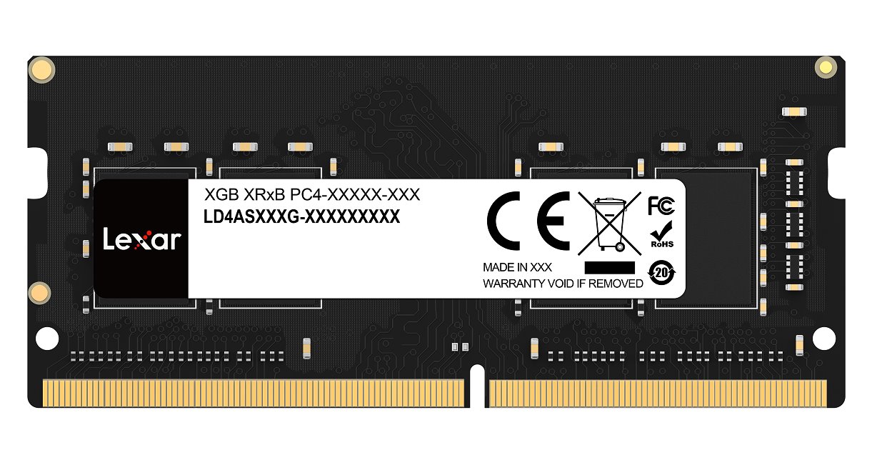 Lexar DDR4 8GB SODIMM 3200MHz, CL22 - Blister balení