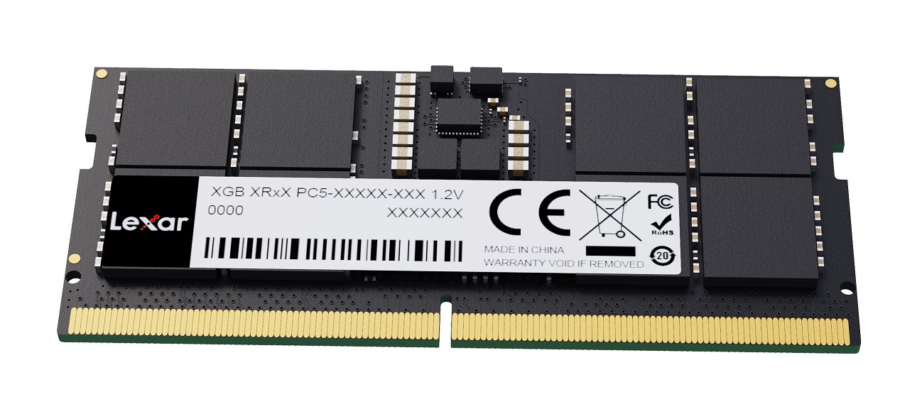 Lexar DDR5 16GB SODIMM 4800MHz, CL40, 262 PIN - Blister balení