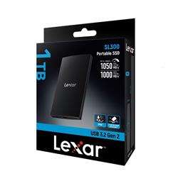 Lexar externí SSD 1TB SL300 USB3.2 Gen2 (čtení/zápis: 1050/1000MB/s)