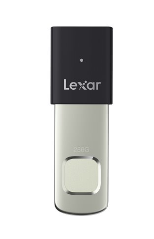 Lexar flash disk 256GB - Fingerprint F35Pro USB 3.2 (čtení/zápis: 400/350MB/s)