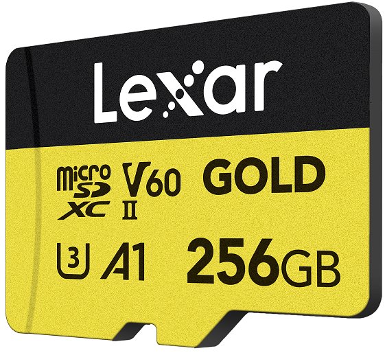 Lexar paměťová karta 128GB GOLD microSDXC™ UHS-II (čtení/zápis: 280/100MB/s)