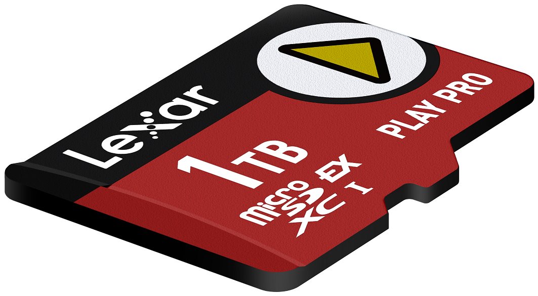 Lexar paměťová karta 1TB PLAY PRO microSDXC™ Express 7, čtení/zápis 900/600 MB/s