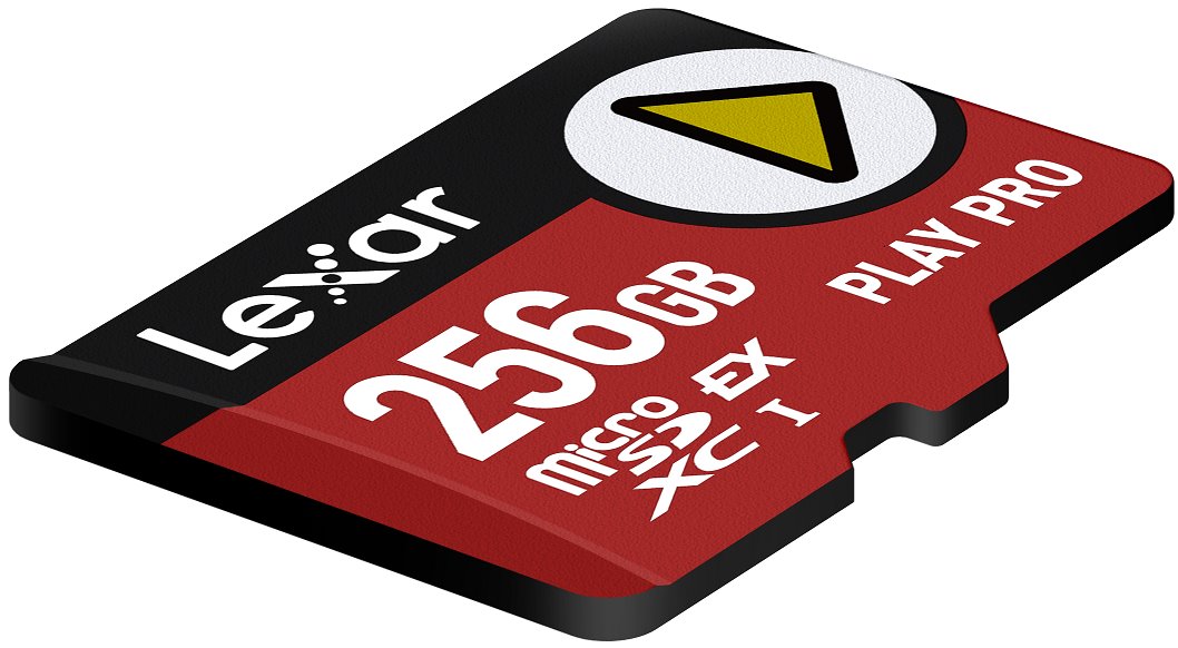 Lexar paměťová karta 256GB PLAY PRO microSDXC™ Express 7, čtení/zápis 900/600 MB/s