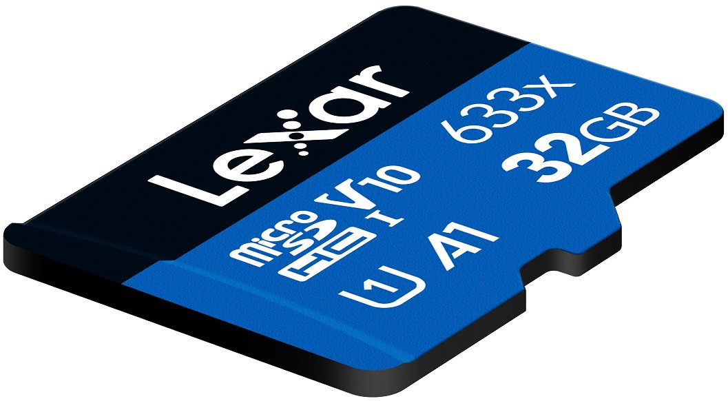 Lexar paměťová karta 32GB High-Performance 633x microSDHC™ UHS-I, (čtení/zápis:100/20MB/s) C10 A1 V10 U1
