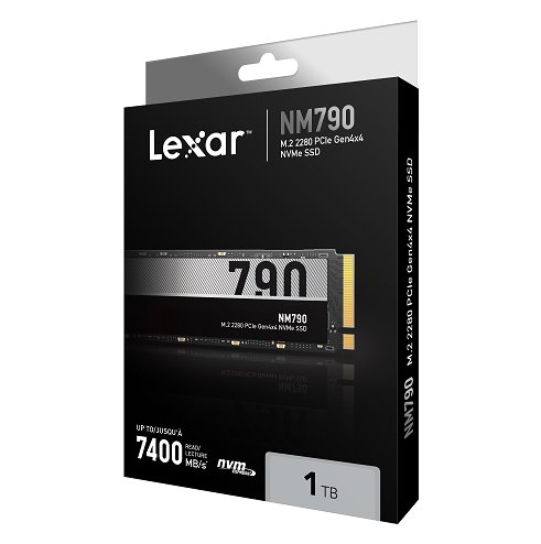 Lexar SSD NM790 PCle Gen4 M.2 NVMe - 1TB (čtení/zápis: 7400/6500MB/s)