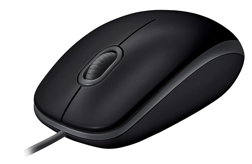 Logitech B110 Silent - BLACK - USB - EMEA