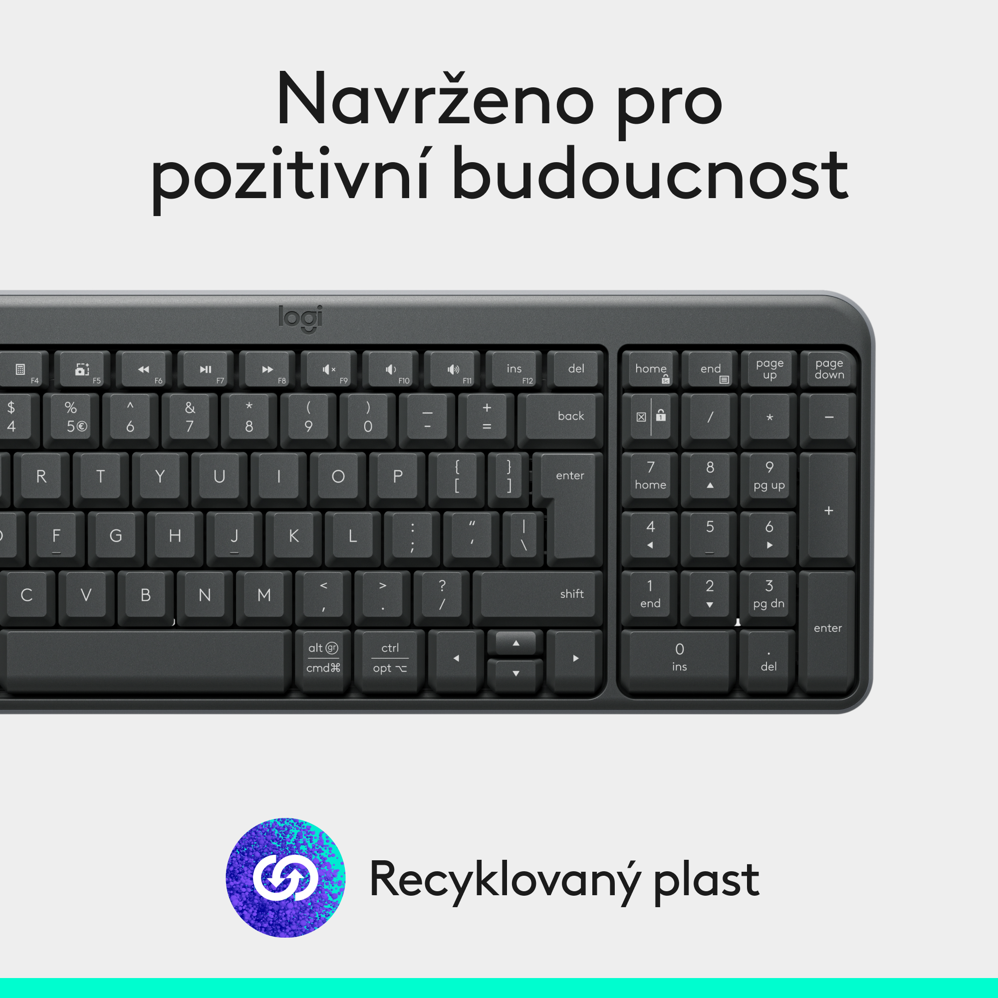Logitech® Keyboard K120 - CZE - USB - EER