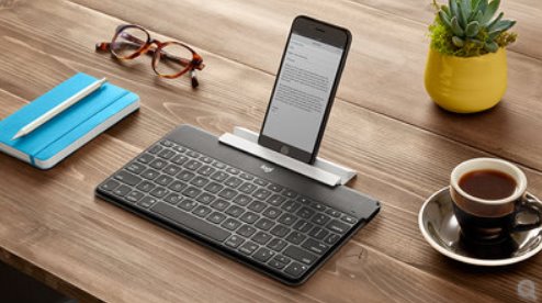 Logitech Bluetooth Keyboard Keys-To-Go - BLACK - UK - INTNL