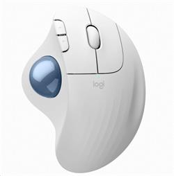 Logitech ERGO M575S Wireless Trackball - OFFWHITE+BLUE BALL - BT