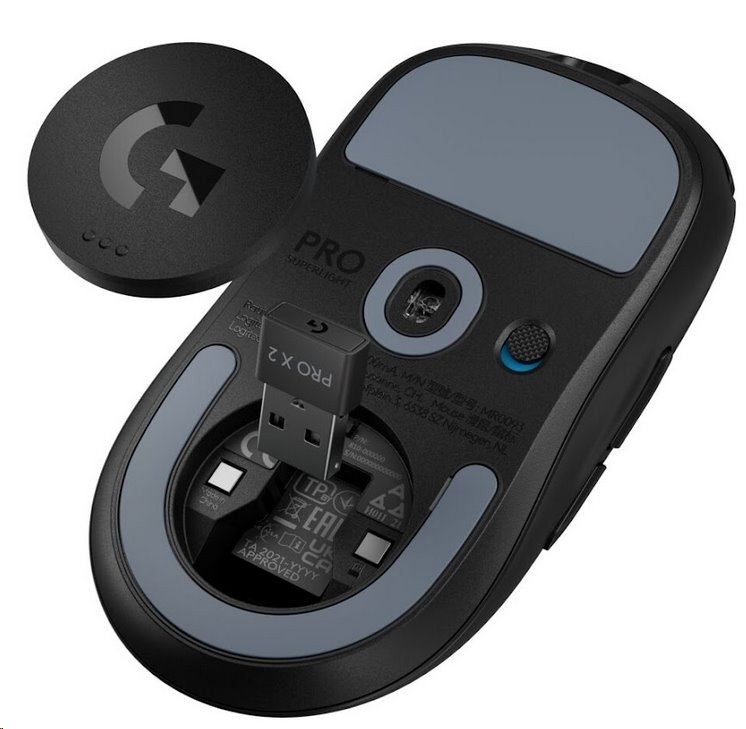 Logitech G PRO X SUPERLIGHT 2 LIGHTSPEED Gaming Mouse - BLACK - 2.4GHZ