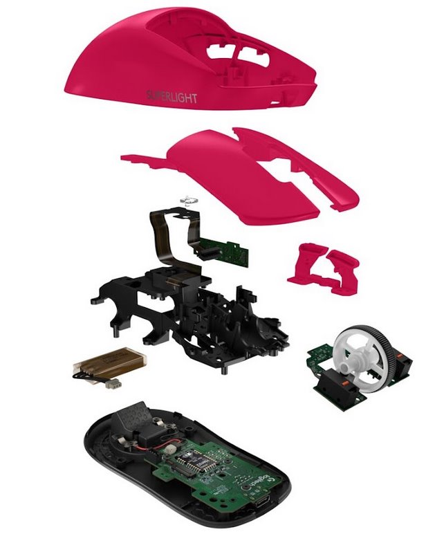Logitech G PRO X SUPERLIGHT 2 LIGHTSPEED Gaming Mouse - PINK - 2.4GHZ