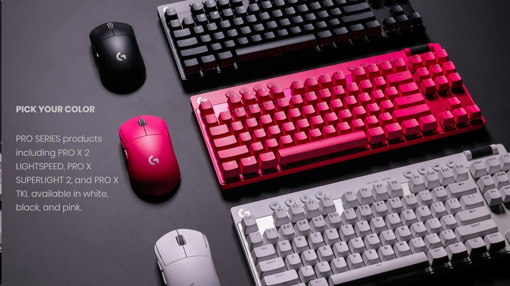 Logitech G PRO X SUPERLIGHT 2 LIGHTSPEED Gaming Mouse - PINK - 2.4GHZ