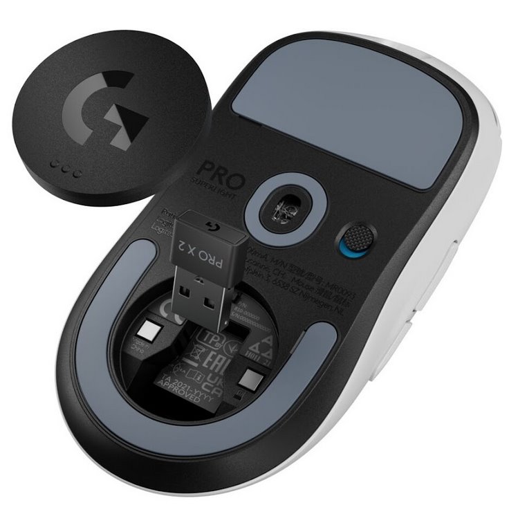 Logitech G PRO X SUPERLIGHT 2 LIGHTSPEED Gaming Mouse - WHITE - 2.4GHZ