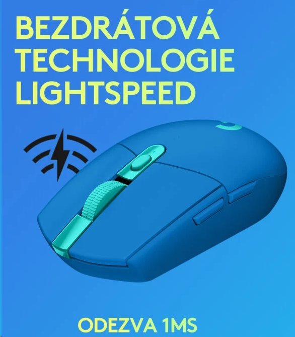 Logitech G305 LIGHTSPEED Wireless Gaming Mouse - BLUE - 2.4GHZ/BT - N/A - EER2