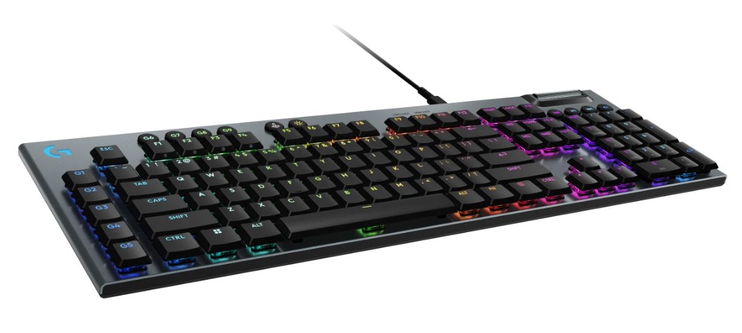 Logitech G915 X Low-Profile Wired Gaming Keyboard - TACTILE - BLACK - US - USB-C - EMEA