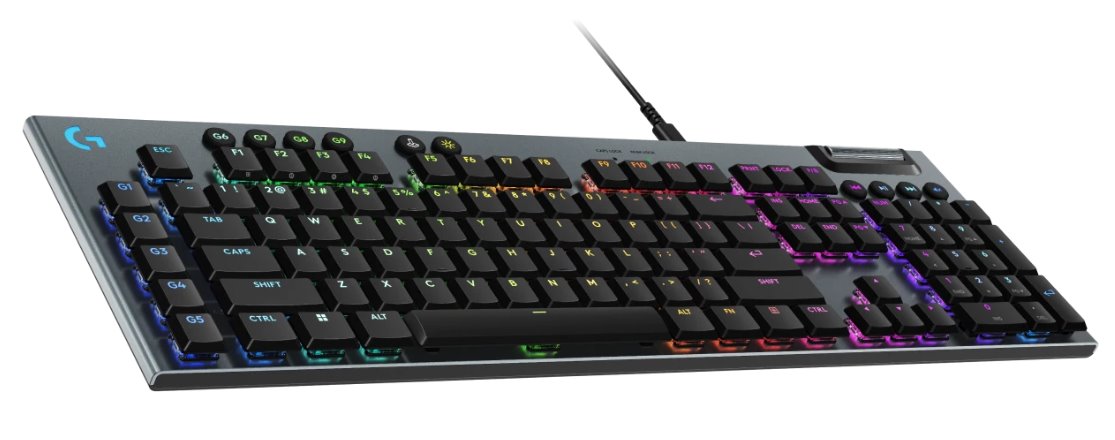 Logitech G915 X Low-Profile Wired Gaming Keyboard - TACTILE - BLACK - US - USB-C - EMEA