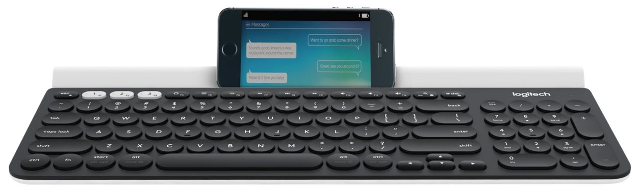 Logitech K780 Multi-Device Wireless Keyboard - DARK GREY/SPECKLED WHITE - US INT'L