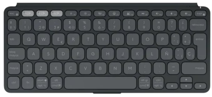 Logitech Keys-To-Go 2 - PALE GREY - US - INTNL