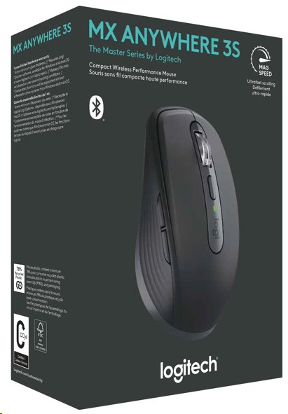Logitech MX Anywhere 3S - GRAPHITE - 2.4GHZ/BT