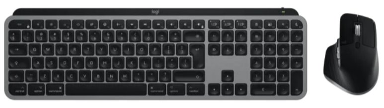 Logitech MX Keys S Combo for Mac - SPACE GREY - US INT'L - EMEA